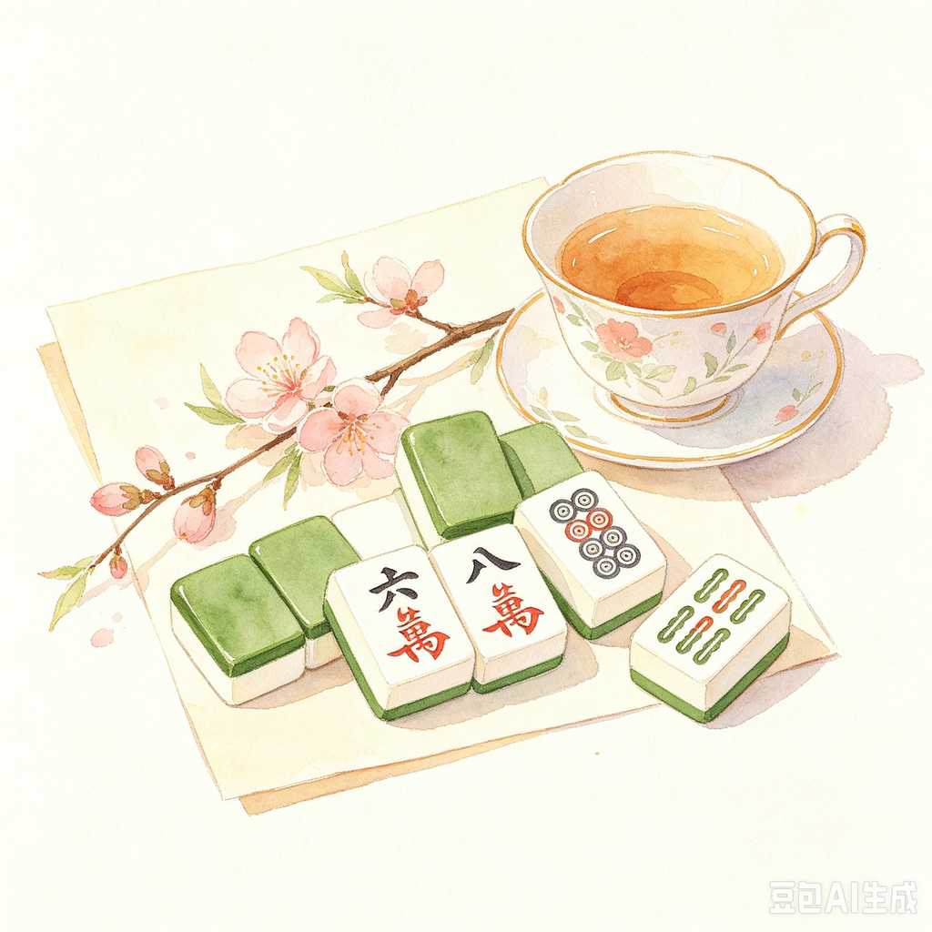 classic chinese mahjong tiles