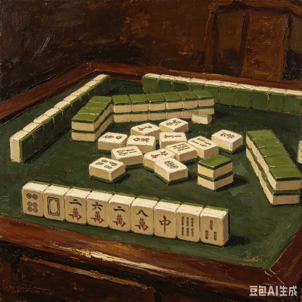 high resolution mahjong tiles print